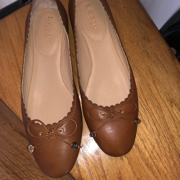 lauren ralph lauren glennie bow flats